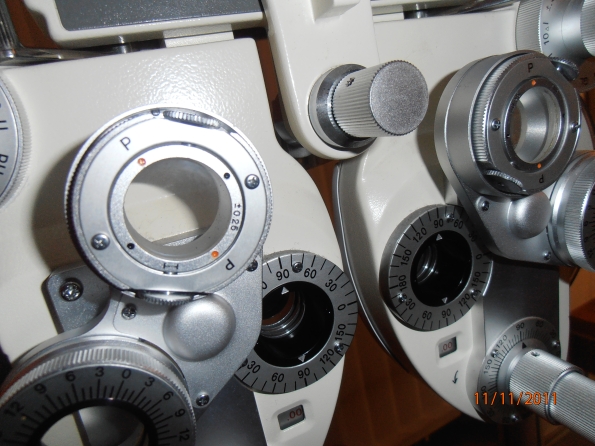 Messinstrument für den Sehtest (Phoropter) bei Beltan Optik